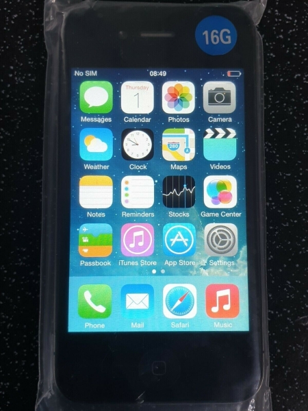 Neuwertiges Apple iPhone 4s – 16GB – schwarz (entsperrt Handy) (CDMA + GSM)
