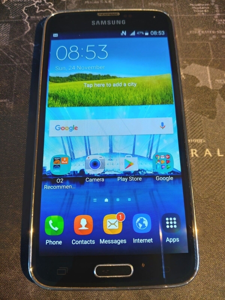 Samsung Galaxy S5 SM-G900F – 16GB – graues (entsperrt) Smartphone