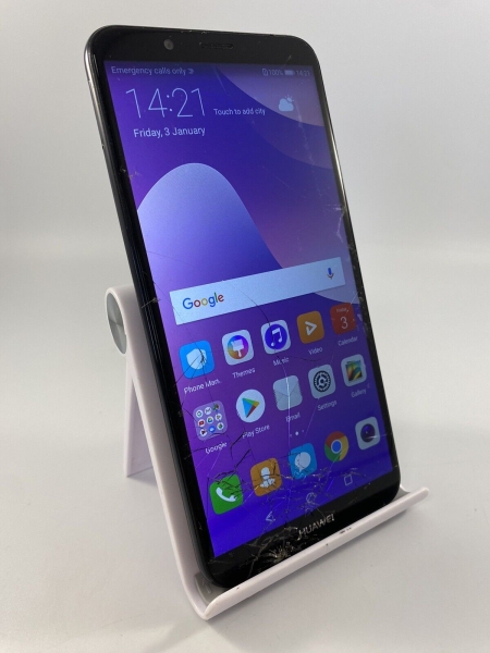 Huawei Y7 Prime 2018 schwarz entsperrt 32GB 5,99″ 13MP Android Smartphone gesprungen