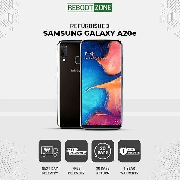 Samsung Galaxy A20e Dual SIM 32GB entsperrt Smartphone schwarz guter Zustand