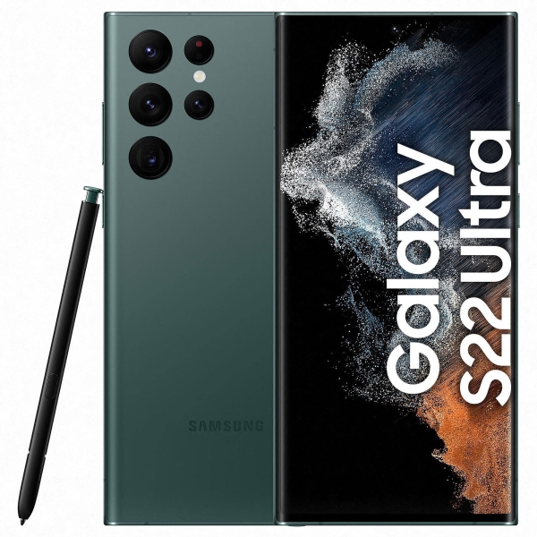 SAMSUNG Galaxy S22 Ultra 5G 128GB Grün – Hervorragend – Smartphone