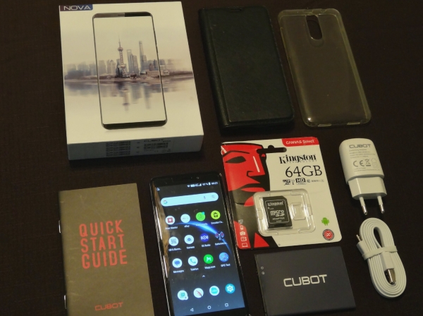 Smartphone CUBOT Nova (Android 8.1) – Dual SIM LTE – Dual WiFi 2,4/5GHz