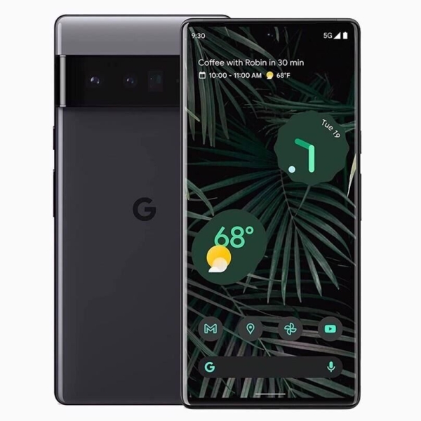 Google Pixel 6 Pro – 128 GB – Smartphone Stormy Black (entsperrt) – Klasse A –