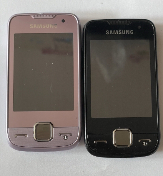 Samsung GT S5600 Preston – Pink + Schwarz Smartphones (x2) Posten (orange)