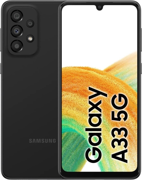 Samsung Galaxy A33 A326 Dualsim 5G Android 11 Smartphone 128GB 6GB 6,4″ schwarz