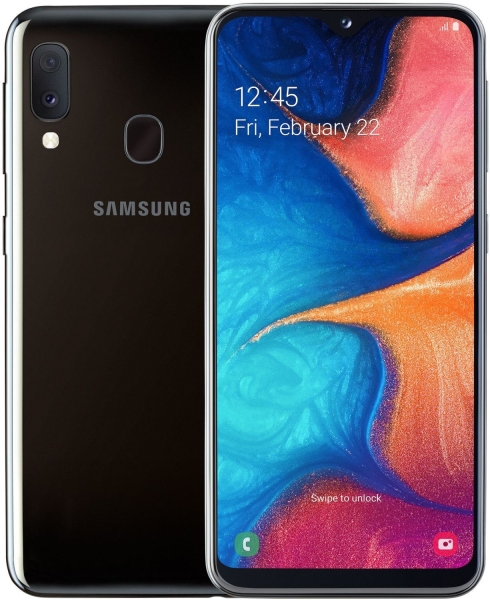 SAMSUNG Galaxy A20e 32GB Schwarz – Hervorragend – Smartphone