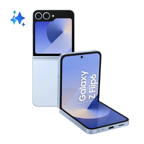 Handy SAMSUNG Galaxy Z Flip 6 5G F741 12+256GB Smartphone Faltbar BLAU