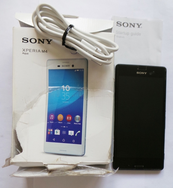 Sony Xperia M4 Aqua E2303 Schwarz Smartphone #1
