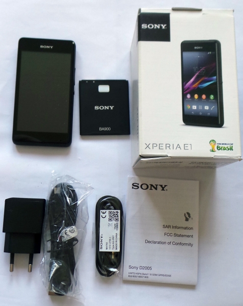 Sony Xperia E1 D2005 Schwarz Smartphone #5