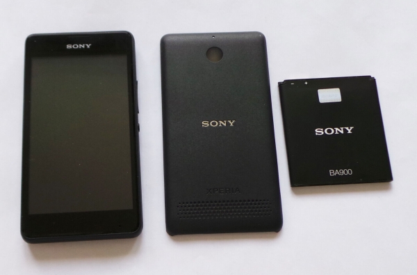 Sony Xperia E1 D2005 Schwarz Smartphone #4