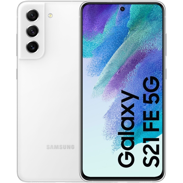 SAMSUNG Galaxy S21 FE 5G 128GB Weiß – Gut – Smartphone