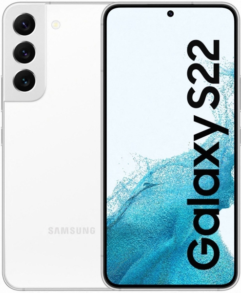 SAMSUNG Galaxy S22 128GB Phantom Weiß – Hervorragend – Smartphone