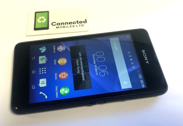 Sony Xperia E1 D2005 – 4GB – schwarz (Tesco Network) Android 4.4 Smartphone