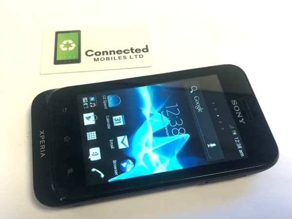 Sony Xperia Tipo ST21i 2,9GB schwarz (entsperrt) Android 4 Smartphone Garantie