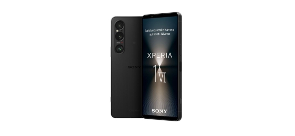 SONY XPERIA 1 VI 256 GB Schwarz Dual SIM Smartphone Kundenrückläufer