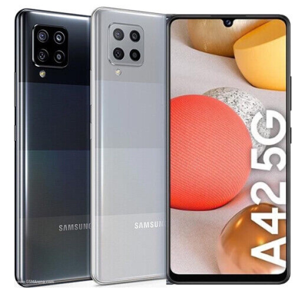 Samsung Galaxy A42 5G 128GB/4GB 48MP NFC entsperrt Android Smartphone – schwarz, grau