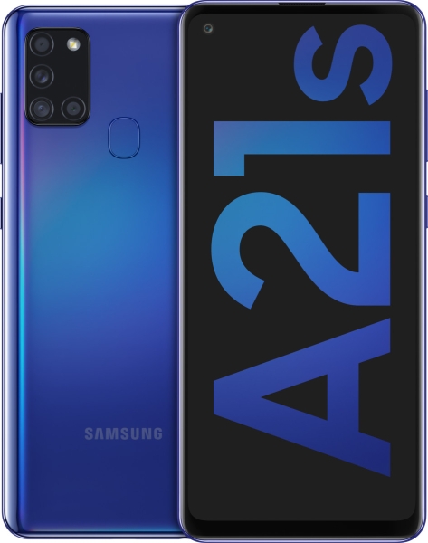 Samsung Galaxy A21s Smartphone 6,5 Zoll 32 GB blau „sehr gut“