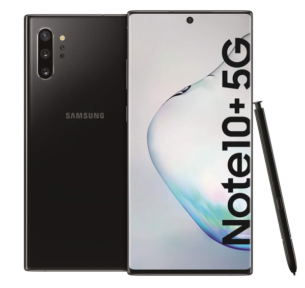 Samsung Galaxy Note10+ 5G N976B 256GB Android Smartphone Handy Aura Schwarz -Gut
