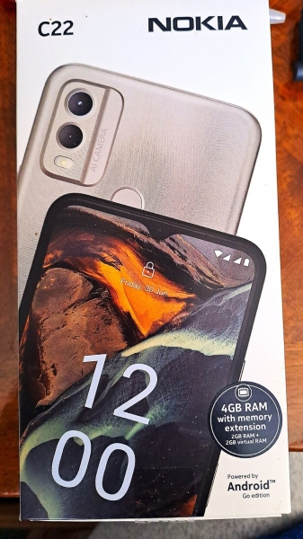 Nokia C22 Smartphone 64GB Schwarz Black