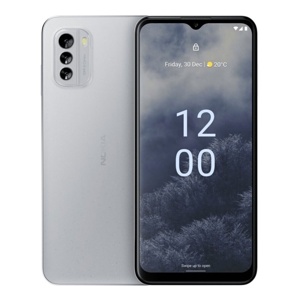 Nokia G60 5G Smartphone 128 GB Ice Gray „Gratis Versand“