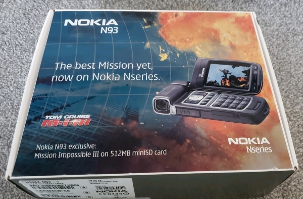 Nokia Nseries N93 (entsperrt) Handy Mission Impossible 3 Originalverpackt Selten