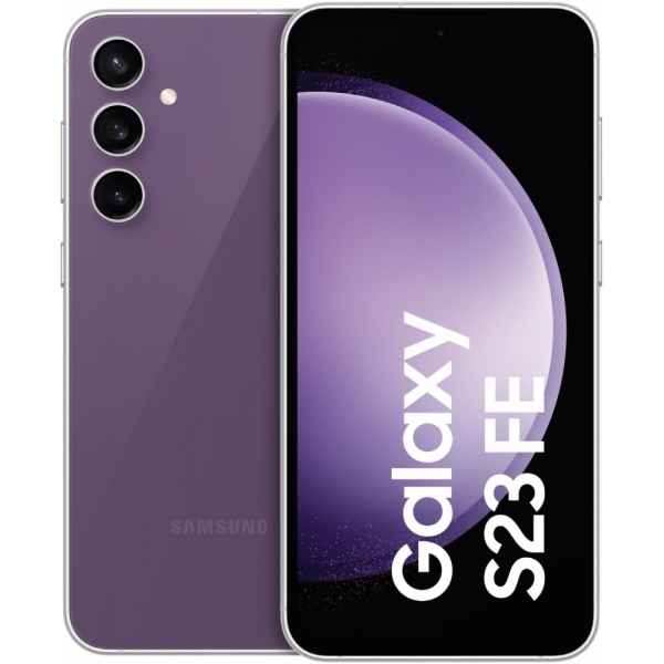 Samsung Galaxy S23 FE S711 5G Smartphone 128GB 8GB RAM purple Triple-Kamera NEU