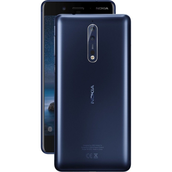 Nokia 8 Smartphone Dual-SIM 64 GB 4GB RAM Entsperrtes 13 MP Zeiss-Kamera Android