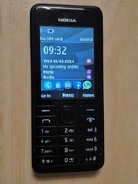 Nokia Asha 301 Smartphone (T.Mobile EE) – Schwarz