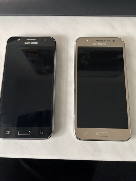 2x Samsung Galaxy J5 SM-J500F – 8GB – Gold/Schwarz Smartphone