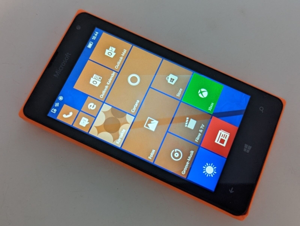 Microsoft Nokia Lumia 435 Orange 8GB Smartphone Windowsphone 💥