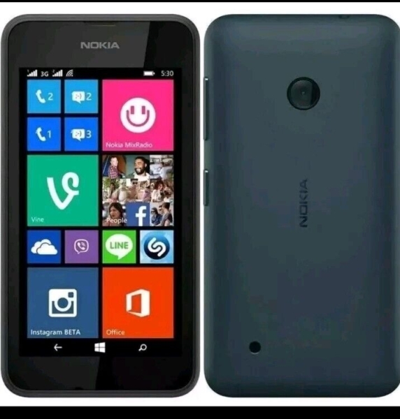 Nokia Lumia 530 entsperrt 3G Windows Smartphone schwarz, brandneu. No Box