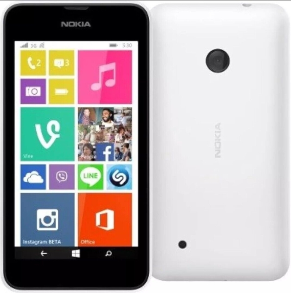 Nokia Lumia 530 Dual Sim entsperrt 3G Windows Smartphone weiß – Brandneu. No Box