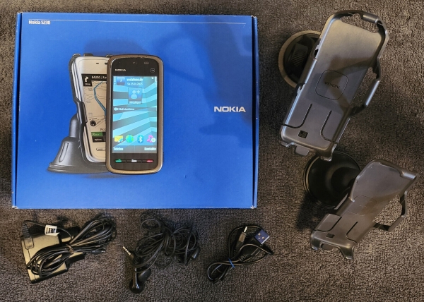 Nokia 5230- Smartphone – Farbe – Schwarz/Grau-Gebraucht-Aus Nachlass vom Sammler