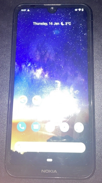 Nokia 2.2 TA-1188 – (Schwarz) Android One Smartphone – Dual SIM – Gesperrt