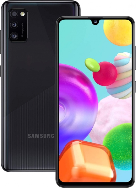 Samsung Galaxy A41 Prism Black DualSIM 64GB LTE NFC entsperrt Android Smartphone