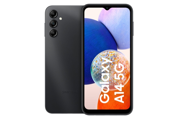 Samsung Galaxy A14 64GB Schwarz 5G Android Smartphone 6,6″ LCD 50MP 4GB RAM DS
