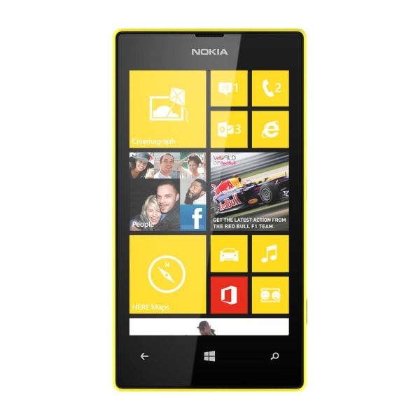 Nokia  Lumia 520 – „ok“ – gelb (Ohne Simlock) Smartphone  geprüft