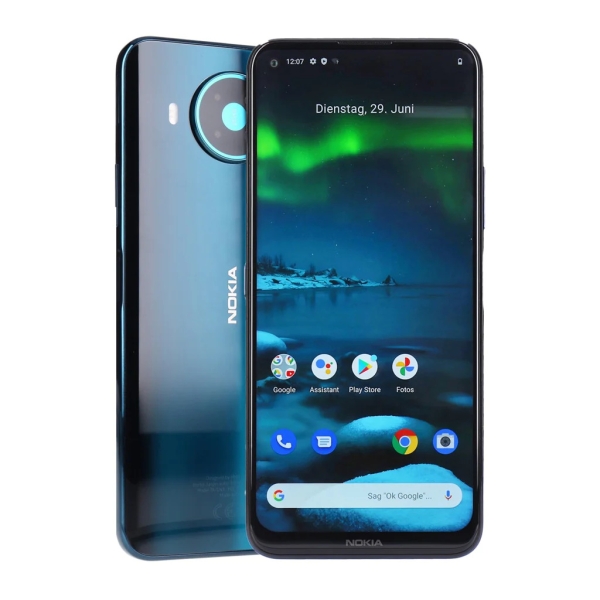 Smartphone Nokia 8.3 5G TA-1243 Blue – Dual-SIM – 8/64 Gb – Android ONE – NEU