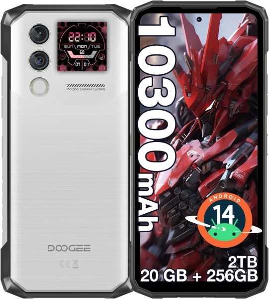 DOOGEE Blade10 Max Rugged Smartphone – 10300mAh Akku, 1,54″ Touchscreen