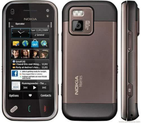 Nokia N97 mini -8GB -Navi Schwarz/Braun (Ohne Simlock) Smartphone.!!!
