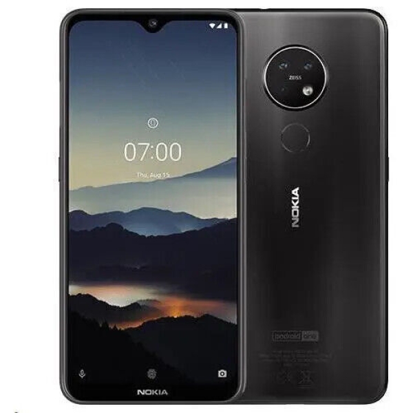 Nokia 7.2 (Dual SIM) 64GB – anthrazit (entsperrt) Smartphone – guter Zustand