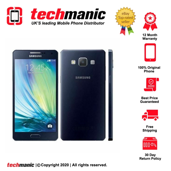 Samsung Galaxy A3 SM-A300FU – 16 GB – Smartphone (entsperrt) – Mitternachtsschwarz