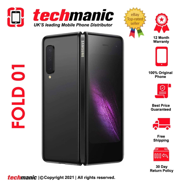 Samsung Galaxy Fold 1 5G – 512GB – Cosmos Black (entsperrt) Smartphone