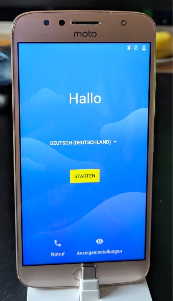 Motorola  MOTO G5 S – PLUS- 32GB – Fine Gold (Ohne Simlock) Smartphone