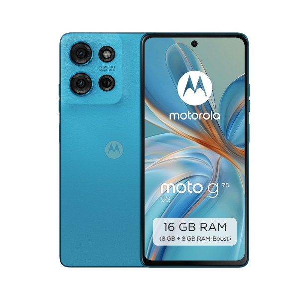 Motorola moto G75 5G 8GB + 256GB Aqua Blue Smartphone #2879130