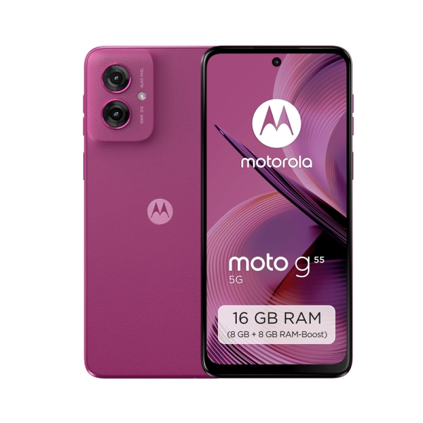 Motorola moto G55 5G 8GB + 256GB Twilight Purple Smartphone #25401148