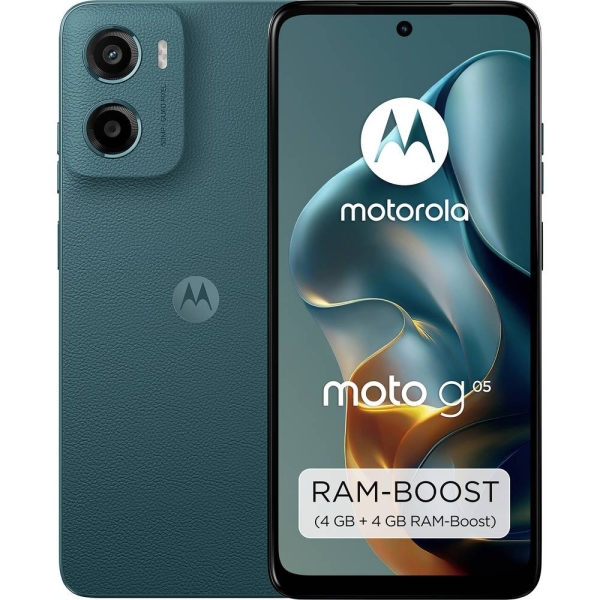 Motorola moto g05 Smartphone 64 GB 16.9 cm (6.67 Zoll) Grün Android™ 15 Dual-SIM