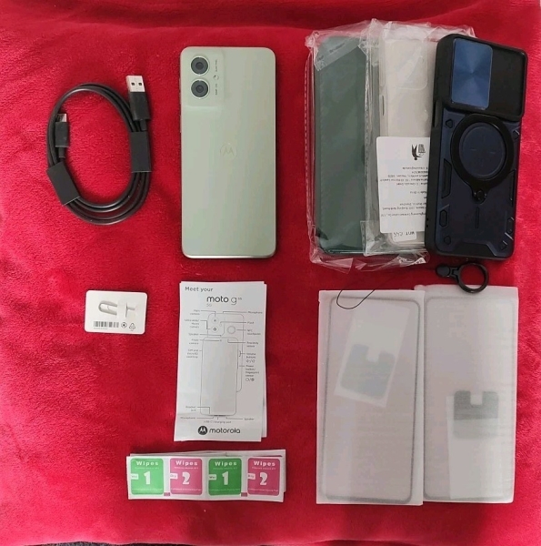 Motorola G55 Smartphone, grün 🟢, 8GB 256GB, Bundle, UK, Top Zustand