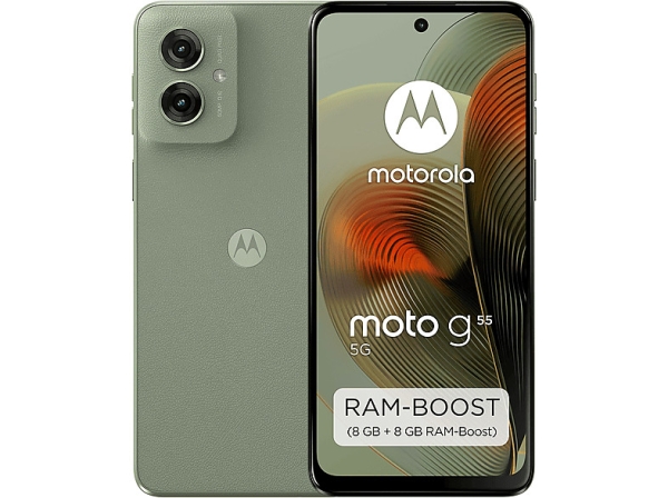 MOTOROLA moto g55 5G 256 GB Smoky Green Dual SIM Smartphone Handy