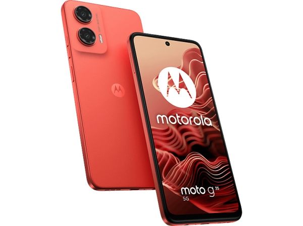 MOTOROLA moto g35 5G 128 GB Guava Red Dual SIM Smartphone Handy